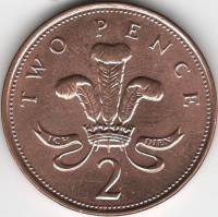 () Монета Великобритания 2001 год   ""   Серебрение  XF